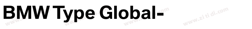 BMW Type Global字体转换